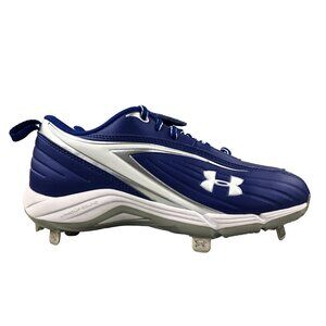 Under Armour MLB Women's Size 6 NWOT Guide Bound Blue White Baseball Cleats